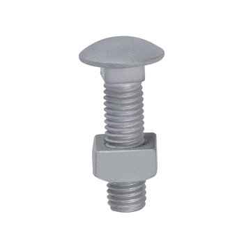 Χάλυβα άνθρακα υψηλής ποιότητας DIN603 Half Thread Bolts M4 M6 M8 M10
