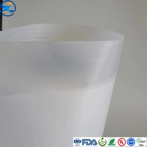 0.6mm thick rigid clear PLA sheet biodegradable China Manufacturer