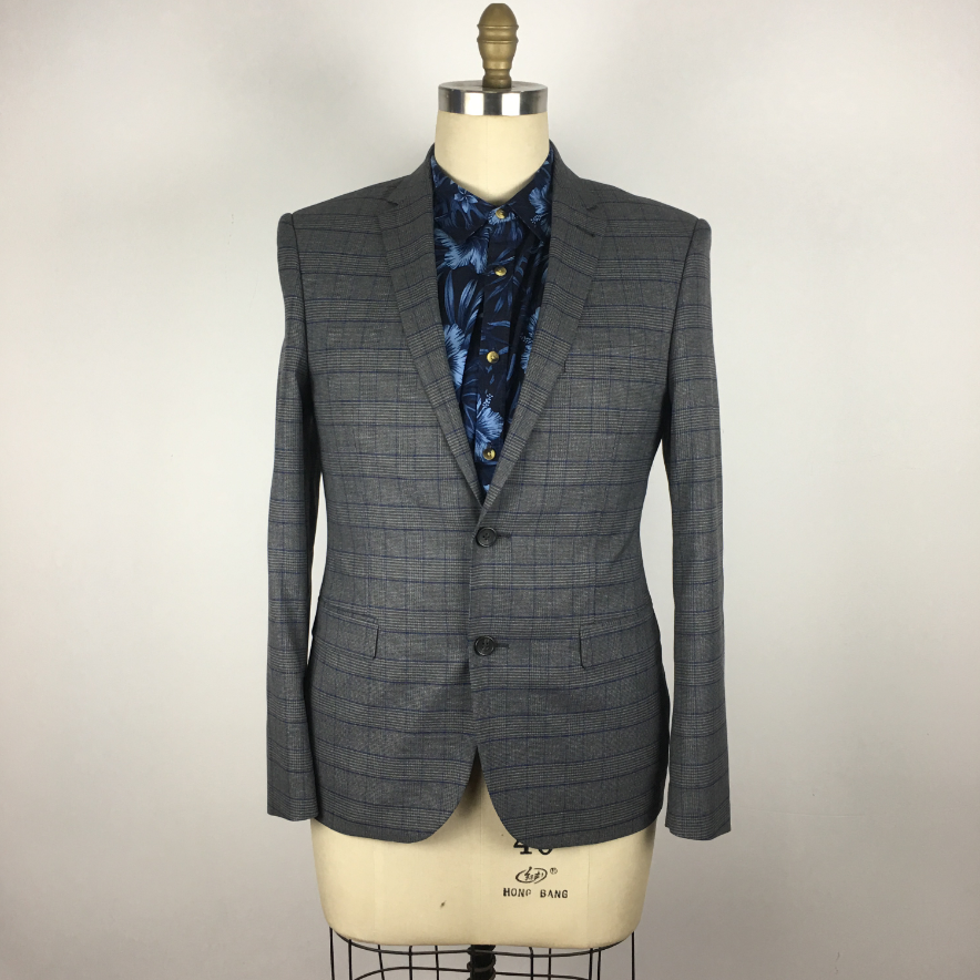 Men's Slim Fit gray suit