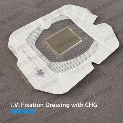 Advanced I.V. Fixation with CHG Transparent Film