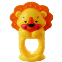 Watoto wachanga wa kuoga kupigia Toy Simba Teether Bell Toy