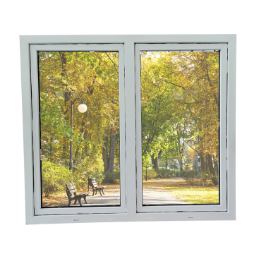 Affordable UPVC Casement Window with Standard White Frame and Double tempered Glass in Australia