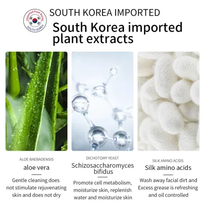 Men Refreshing oil control Deep cleaning Facial Cleanser