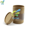 kraft paper round cylinder cajas de embalaje de aceite esencial al por mayor