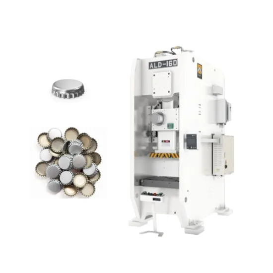 Single Press Station Semi-Closed Punching Stamping Power Press Machine for Metal Bottle Cap Production Line
