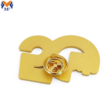Metal Custom Logo Gold Lapel Pin Badge