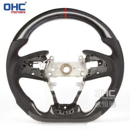 Carbon Fiber Steering Wheel for Volante Honda USA Civic Type R Gen 10