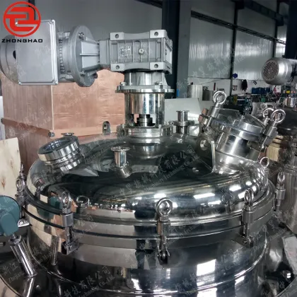 Stainless Steel Jacketed Heating Corn Syrup Sugar Syrup Mixing Kettle