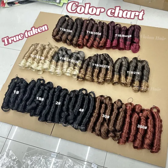 Vivian Kanekalon Spiral French Curl Wave Yaki Ponytail Hair Extensions: 250g Per Pack by Meikeiko