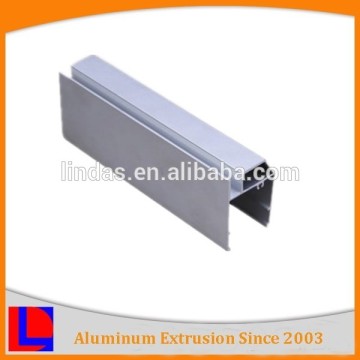 White anodized customized aluminum curtain wall profiles extrusion