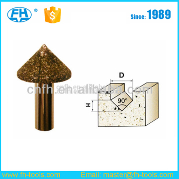 Silicon Carbide V Grooving Bit, Router Bits