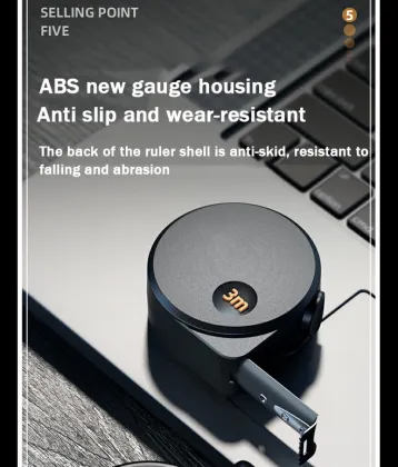 Freeman Bulk 5m ABS Black Case Measuring Tape 25FT