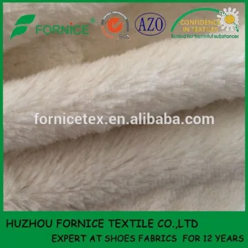 China manufacturer 100% polyester super soft plush fur fabric