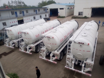 3Axle 26000L Sewage Vacuum Suction Tanker Semi Trailer