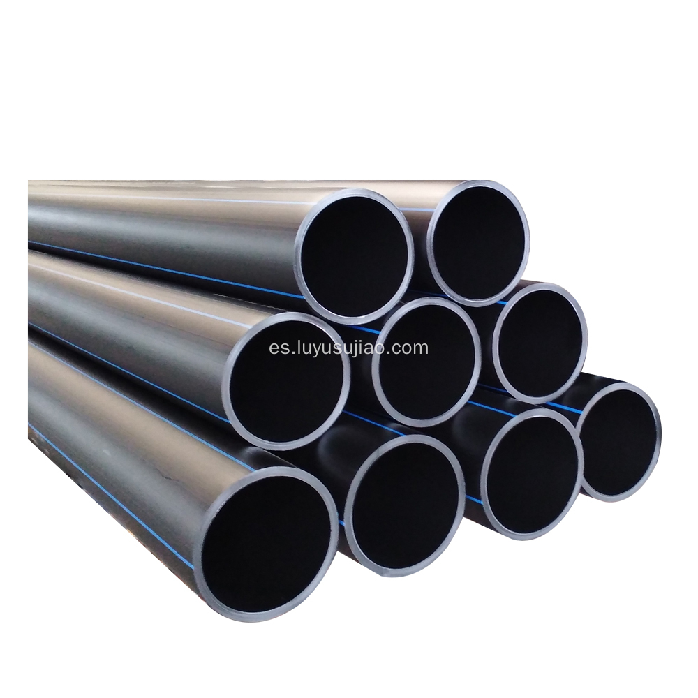 Tubo de agua de polietileno de alta resistencia, tubo de plástico pe