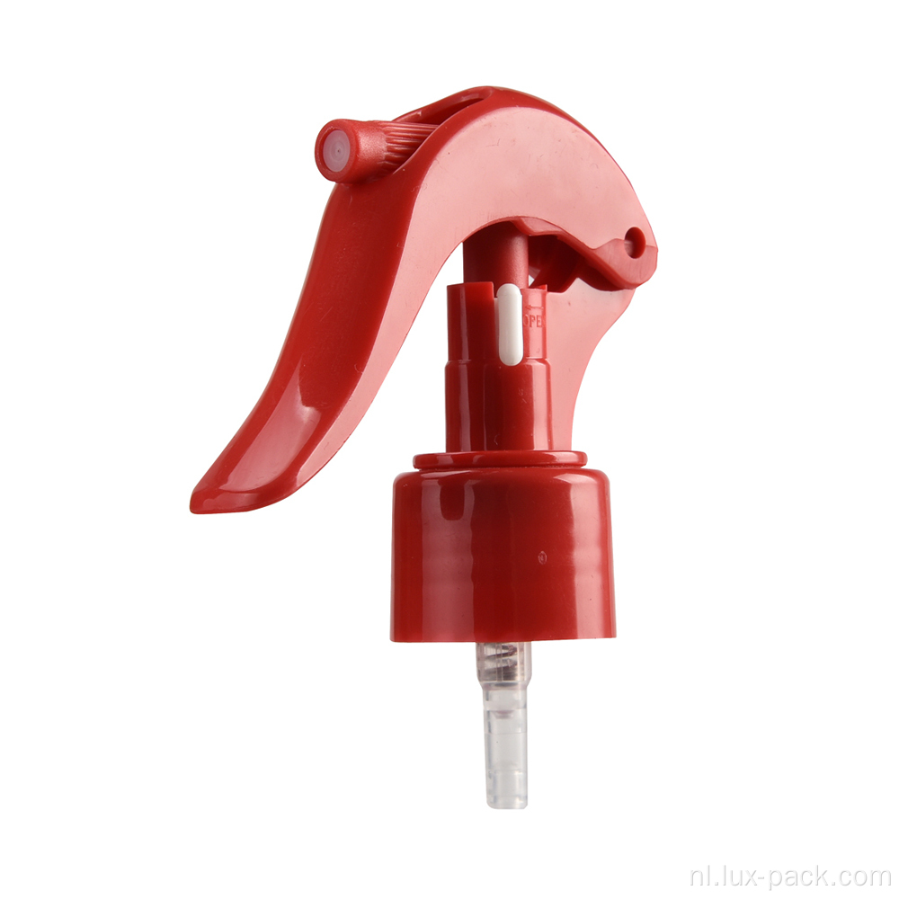 Plastic fijne mistspuitkop pomp huis water fles plastic trigger spuitpomp