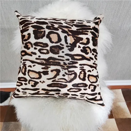 Cowhide Pillows Decorative Throw Pillow Cover Case Farm Animal Cowhide Cushion Covers