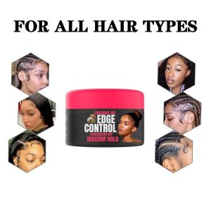 Flake-free frizze control hair edge control gel wax