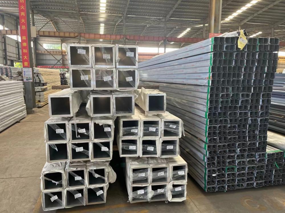 guangyuan aluminum co., ltd Aluminum Square Tube Aluminum Channel Profiles Aluminum Profile Standard Sizes