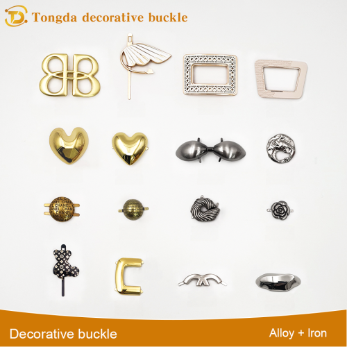 Benzersiz Ayakkabı Görünümleri için Son Moda Çinko Alaşımlı Tokalar