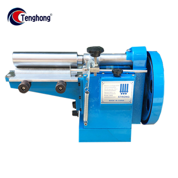 High Quality Soft Wheel Yellow Glue Applying Hot Melt Gluing Machine Tenghong