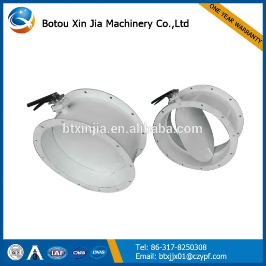 Manual Adjustable Damper Butterfly Valve
