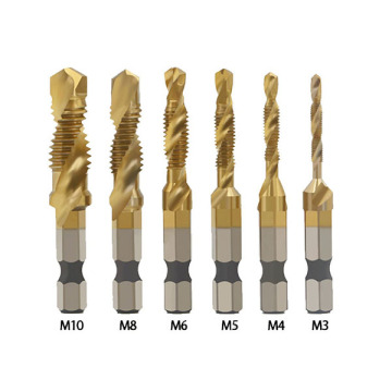 HSS a 6 pezzi 4341 METRIO METRIC M3-M10 MACCHIO COMPOSITE BIT PROPRIO PER STRUMENTI DELLA DOLCI