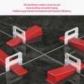 Insert tile leveling wedge