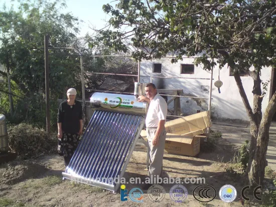high quality and low price solar water heater with stainless steel or aluminum alloy