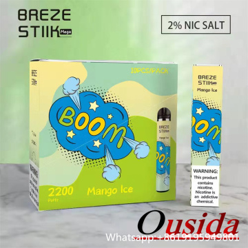 Breze Stiik Dispositivos de vape desechables al por mayor.