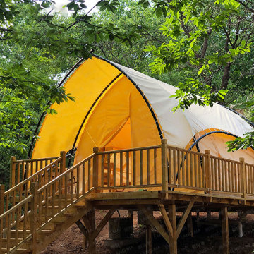 Elegance in the Wilderness: Nature-Inspired Wedding & Party Tents for Campsite Living