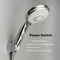 Multi-function chrome plated plastic handheld shower