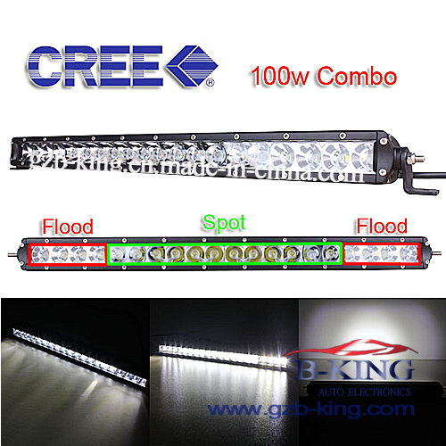 CREE 100W LED Light Bar with 3D Reflectors