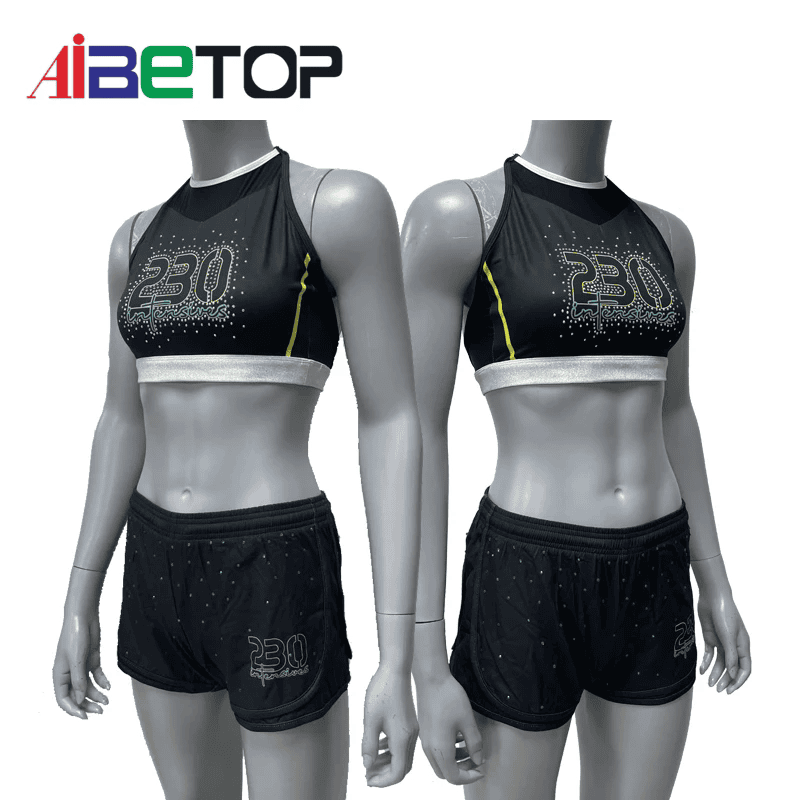 Sexy customized cheerleading crop tops wholesale plus size cheerleading uniforms custom cheerleading uniforms4
