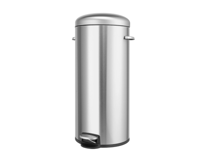 Stainless Steel Metal Trash Can