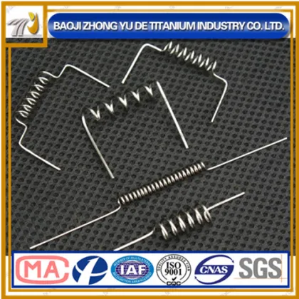 Stranded tungsten wires tungsten heater elements leads