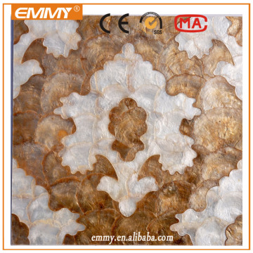 hot sale diy capiz pattern inlay shell mosaic tiles bedroom tiles livingroom tiles