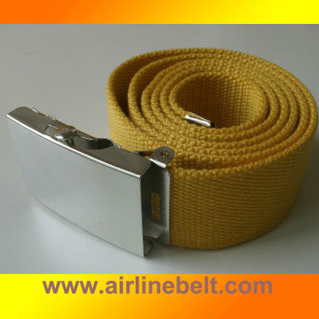 fashion belt made of woven knitted belt