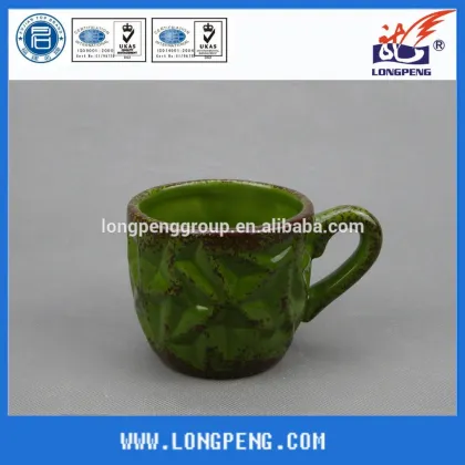Green Ceramic Coffee cup