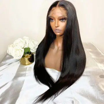 Straight Natural Human Hair Transparent Lace Frontal Wig Yeswigs Raw Brazilian Virgin Human Hair HD Full Lace Front Wigs Vendor