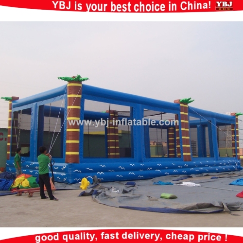 Cheap Giant Inflatable Volleyball Court Inflatable Sport Equipment