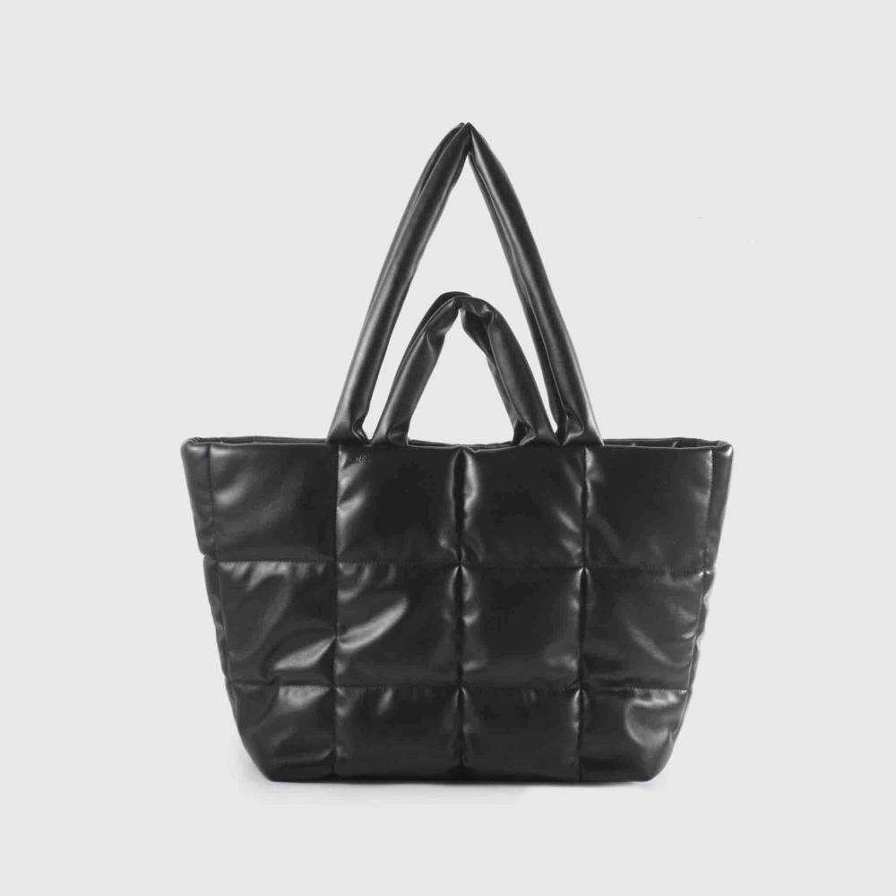 女性用の黒い大きなハンドバッグトートバッグ