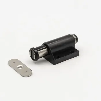 Magnetic Push Latch and Damping System for Cabinets and Drawers