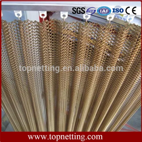 Decorative Hanging Aluminum Link Chain Metal Curtain