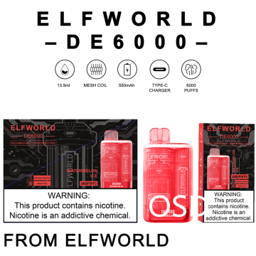 Wholesale Elfworld E-cigarette DE6000