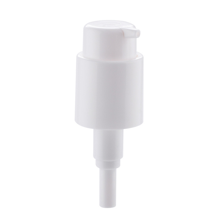 Plastique PP en plastique Éco-Friendly PP Bouteille cosmétique Pompe à crème de traitement blanc 24/410 22/410 Pompe pour la crème corporelle