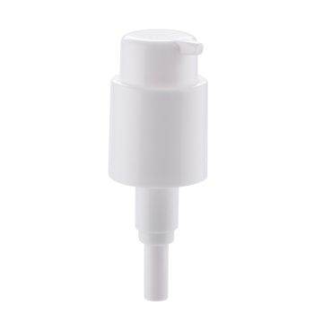 plastic eco-friendly PP material cosmetic bottle white treatment cream pump 24/410 22/410 pump for body cream