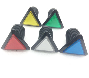 39x39x39mm LED Button Light Switch with Frame for Game Console - 2Pin