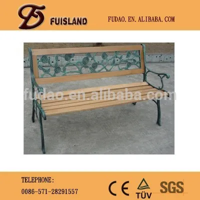 Deluxe Wood Garden Bench Park Bench