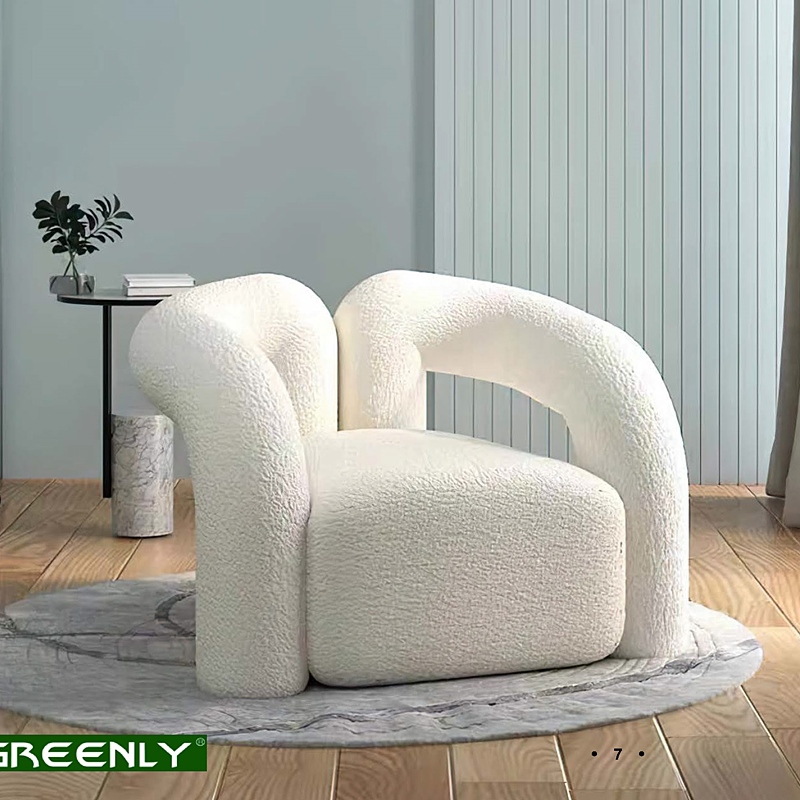 Fauteuil blanc à la mode en gros